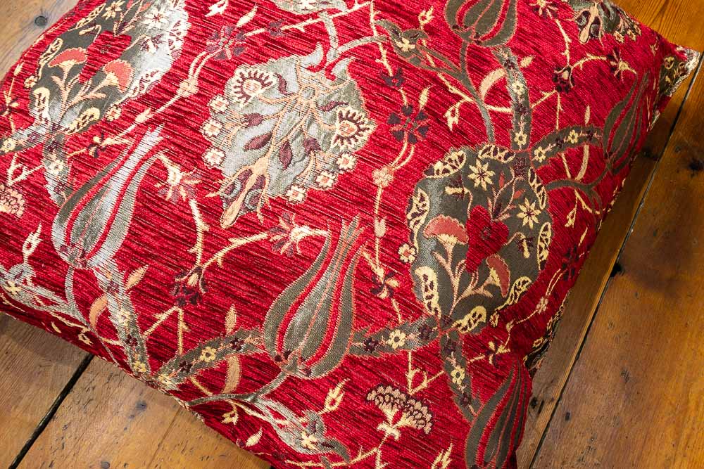 Medium Red Ottoman Turkish Tulip Cushion Cover 68x68cm